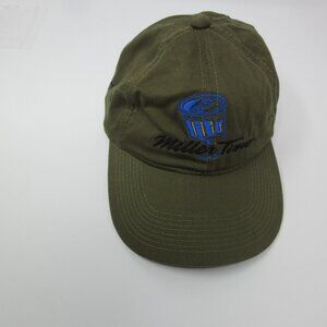 Miller Time Baseball Cap -Dk. Army Green - Embroidered NEW